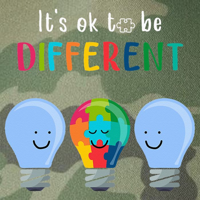 It's Ok To Be Different Autism Awareness Month Lightbulb Legacy Tie Dye Trucker Hat
