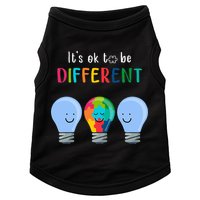 It's Ok To Be Different Autism Awareness Month Lightbulb Doggie Tank