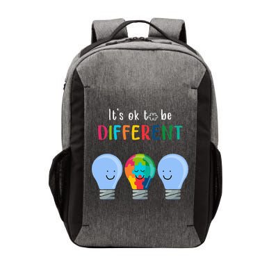 It's Ok To Be Different Autism Awareness Month Lightbulb Vector Backpack