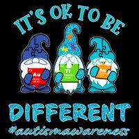 It's Ok To Be Different Autism Awareness Gnomes 16 in Basic Backpack