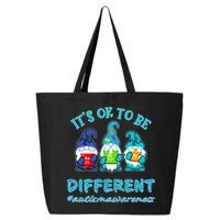 It's Ok To Be Different Autism Awareness Gnomes 25L Jumbo Tote