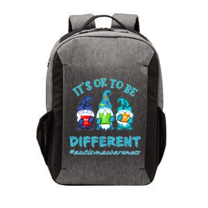 It's Ok To Be Different Autism Awareness Gnomes Vector Backpack