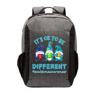 It's Ok To Be Different Autism Awareness Gnomes Vector Backpack