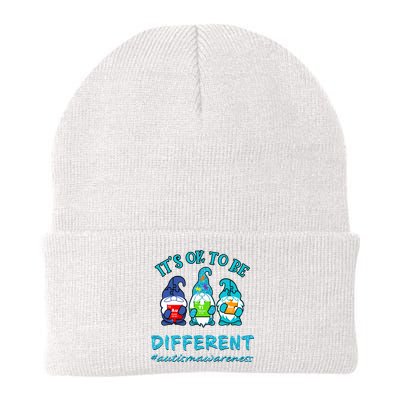 It's Ok To Be Different Autism Awareness Gnomes Beanie