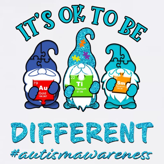 It's Ok To Be Different Autism Awareness Gnomes Trucker Hat