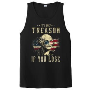 ItS Only Treason If You Lose George Washington 4th Of July PosiCharge Competitor Tank