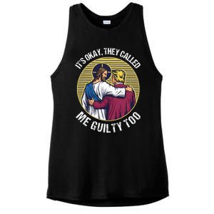 ItS Okay They Called Me Guilty Too Ladies PosiCharge Tri-Blend Wicking Tank