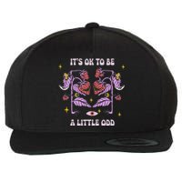 ItS Ok To Be A Little Odd Strawberries Halloween Wool Snapback Cap