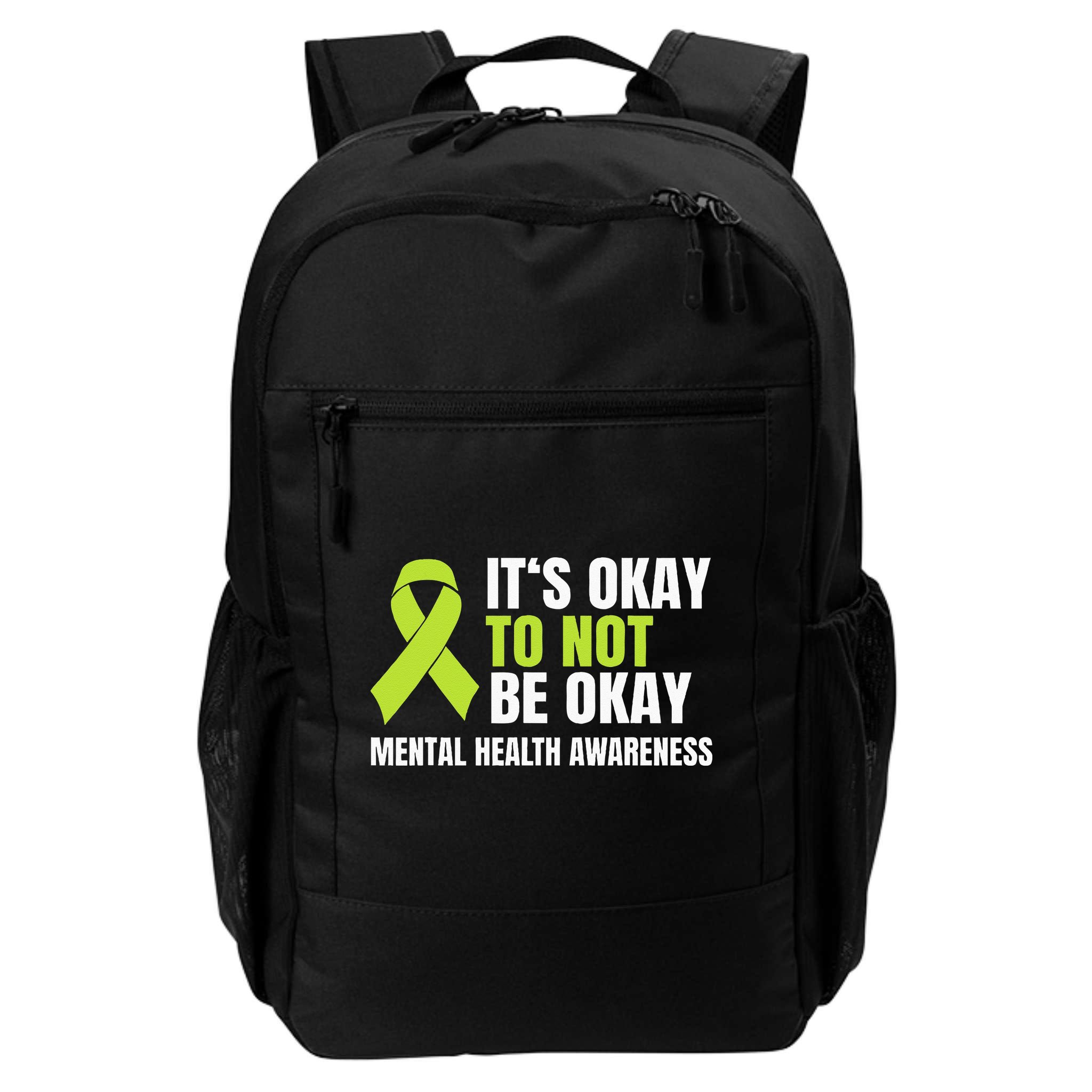 Its Okay To Not Be Okay Mental Health Ribbon Backpack