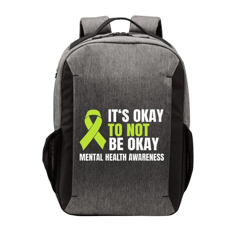 Its Okay To Not Be Okay Mental Health Ribbon Vector Backpack