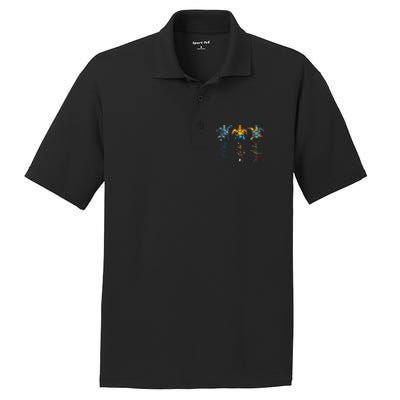 Its Ok To Be Different Sea Turtle Planet Gift Autism Awareness PosiCharge RacerMesh Polo