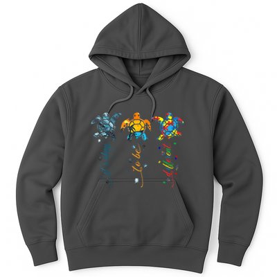 Its Ok To Be Different Sea Turtle Planet Gift Autism Awareness Hoodie