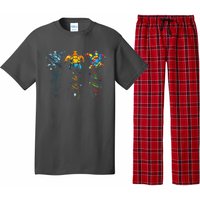 Its Ok To Be Different Sea Turtle Planet Gift Autism Awareness Pajama Set