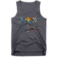 Its Ok To Be Different Sea Turtle Planet Gift Autism Awareness Tank Top