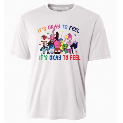 ItS Okay To Feel All The Feels Funny Cooling Performance Crew T-Shirt