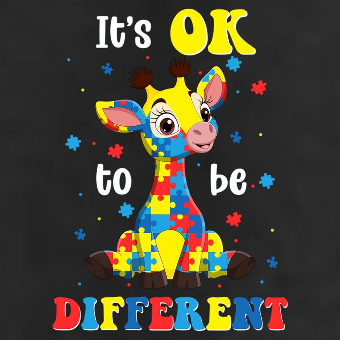 ItS Ok To Be Different Giraffe Autism Awareness Autistic Cool Comfort Performance Bucket Hat