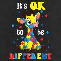 ItS Ok To Be Different Giraffe Autism Awareness Autistic Adult Drive Performance Visor