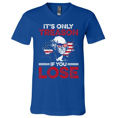 It's Only Treason If You Lose History V-Neck T-Shirt