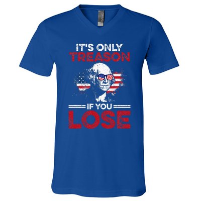 It's Only Treason If You Lose History V-Neck T-Shirt