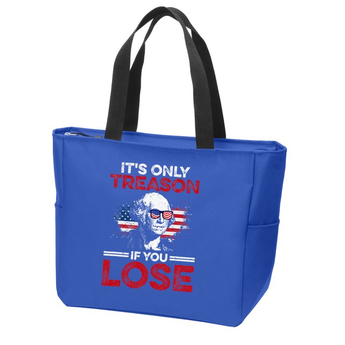 It's Only Treason If You Lose History Zip Tote Bag