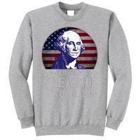 ItS Only Treason If You Lose 4th Of July George Washington Sweatshirt