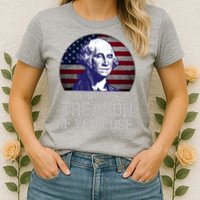 ItS Only Treason If You Lose 4th Of July George Washington Womens T-Shirt