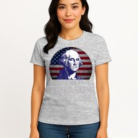ItS Only Treason If You Lose 4th Of July George Washington Womens T-Shirt