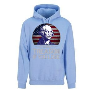 ItS Only Treason If You Lose 4th Of July George Washington Unisex Surf Hoodie