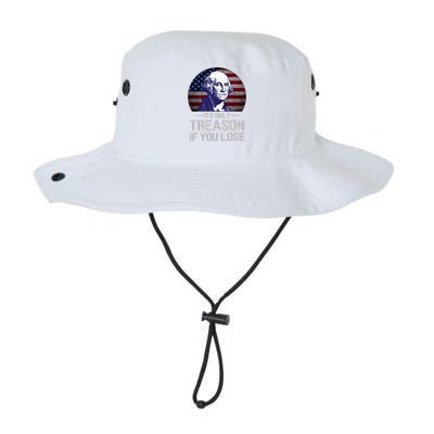ItS Only Treason If You Lose 4th Of July George Washington Bucket Hat