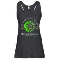 Its Okay To Not Be Okay Mental Health Awareness Green Ribbon Ladies Essential Flowy Tank