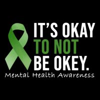 Its Okay To Not Be Okay Mental Health Awareness Ribbon 16 in Basic Backpack