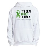 Its Okay To Not Be Okay Mental Health Awareness Ribbon Urban Pullover Hoodie