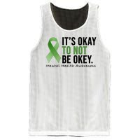 Its Okay To Not Be Okay Mental Health Awareness Ribbon Mesh Reversible Basketball Jersey Tank