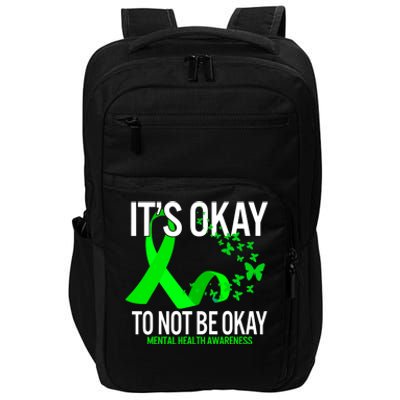 Its Okay To Not Be Okay Butterfly Mental Health Awareness Impact Tech Backpack