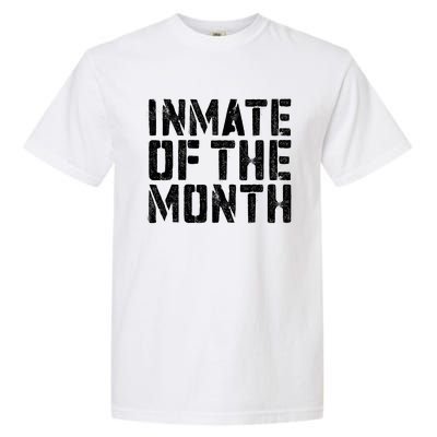 Inmate Of The Month Prisoner Costume Garment-Dyed Heavyweight T-Shirt