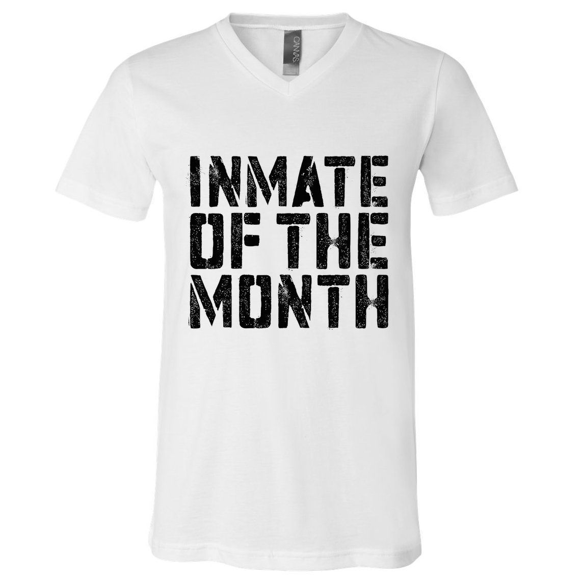 Inmate Of The Month Prisoner Costume V-Neck T-Shirt