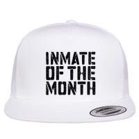 Inmate Of The Month Prisoner Costume Flat Bill Trucker Hat