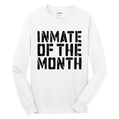 Inmate Of The Month Prisoner Costume Tall Long Sleeve T-Shirt