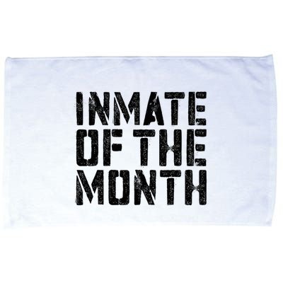 Inmate Of The Month Prisoner Costume Microfiber Hand Towel