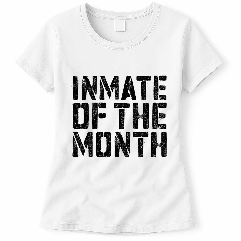 Inmate Of The Month Prisoner Costume Womens T-Shirt