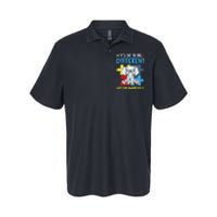 It's Ok To Be Different Cute Autism Awareness Elephant Softstyle Adult Sport Polo