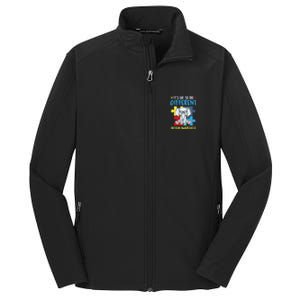 It's Ok To Be Different Cute Autism Awareness Elephant Core Soft Shell Jacket