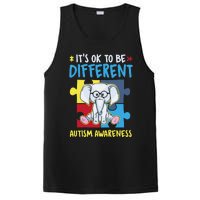 It's Ok To Be Different Cute Autism Awareness Elephant PosiCharge Competitor Tank