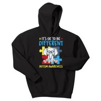 It's Ok To Be Different Cute Autism Awareness Elephant Kids Hoodie