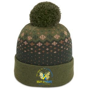 Its Okay To Be A Little Extra Down Syndrome Awareness The Baniff Cuffed Pom Beanie