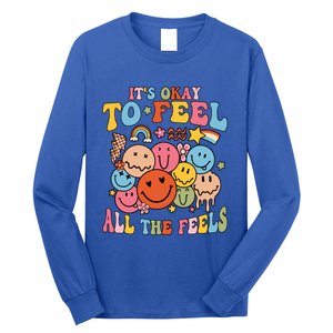 ItS Okay To Feel All The Feel Tal Health Emotions Gift Long Sleeve Shirt