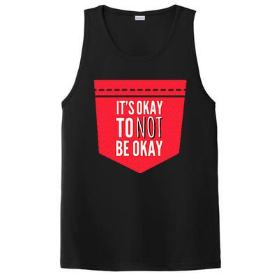 Its Okay To Not Be Okay Mental Health Pocket PosiCharge Competitor Tank