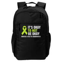 It's Okay To Not Be Okay Mental Health Ribbon Daily Commute Backpack