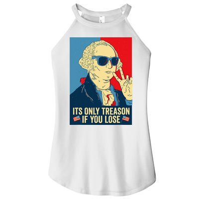 Its Only Treason If You Lose George Washington Women's Perfect Tri Rocker Tank