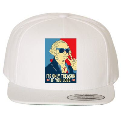 Its Only Treason If You Lose George Washington Wool Snapback Cap